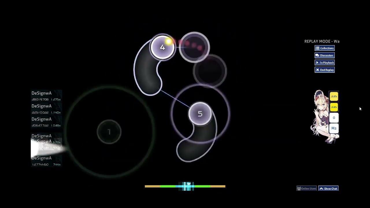 (OSU)Tsukuyomi - Absolute zero (Expert) 8x miss