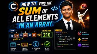 How to Find the Sum of All Elements in an Array in C Programming | C Tutorial #20 How to Find the Sum of All Elements in an Array in C Programming | C Tutorial #20