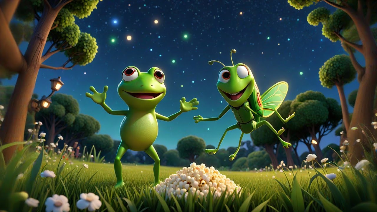 Frog Popcorn Jump — Hop, Pop, Yum! | Silly Fun Song for Kids | Sing and Hop Along