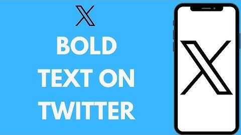 How to Bold Text on Twitter 2024 (Quick & Easy!) | Bold Text on X