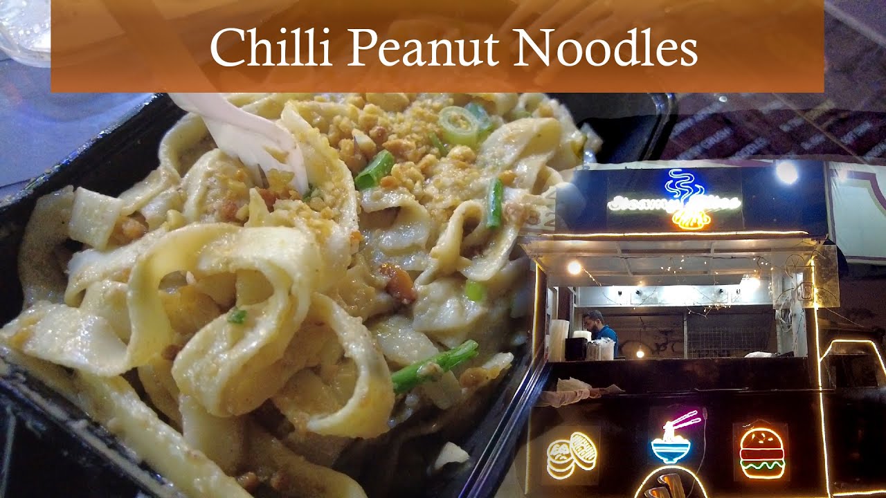 Chilli Peanut Noodles ( new taste in karachi ) YouTube