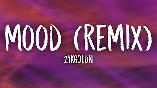 24kGoldn, Justin Bieber, J Balvin, iann dior - Mood (Remix) Lyrics | why you always in a mood