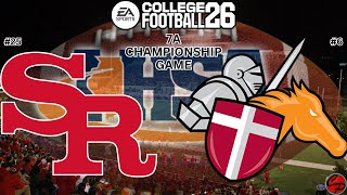 #25 St Rita vs #6 Brother Rice IHSA 7A HS Playoffs Championship College Football 26 (SIM)