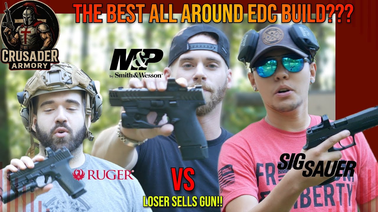 Best EDC Setup Challenge 🔥 (Shield Plus vs Ruger RXM vs Sig P320) | Loser Sells Their Gun!