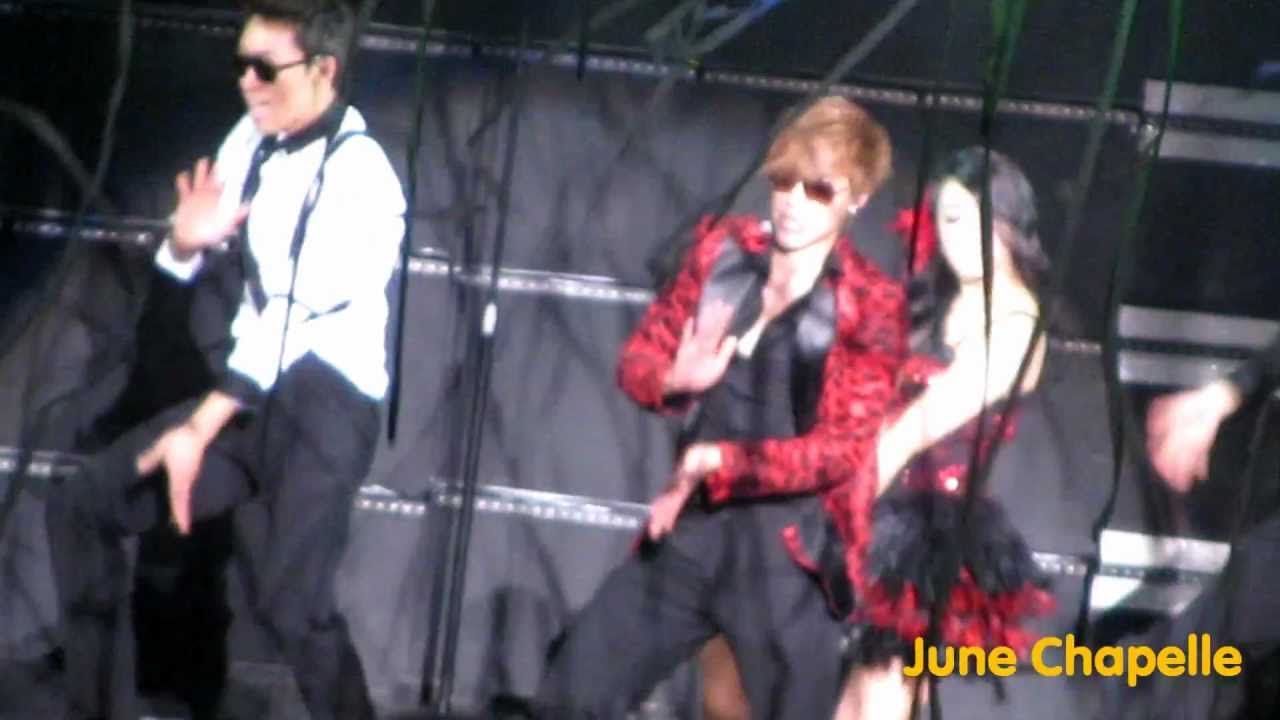 20120121 KIM HYUN JOONG FANMEETING in SEOUL Lucky Guy & Dance
