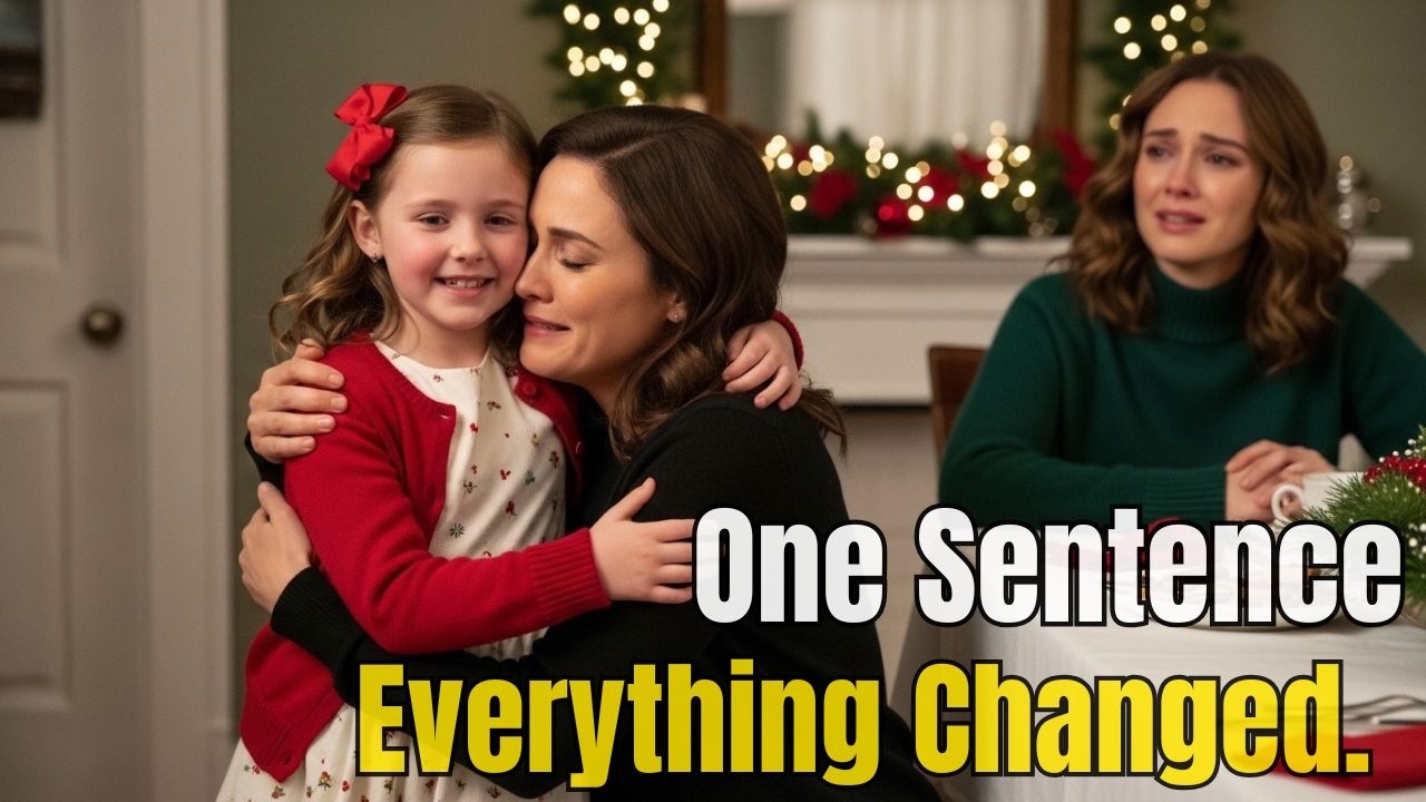 A Single Mother Met Her ExWife at a Christmas Dinner — But What Her Daughter Said Changed Everything