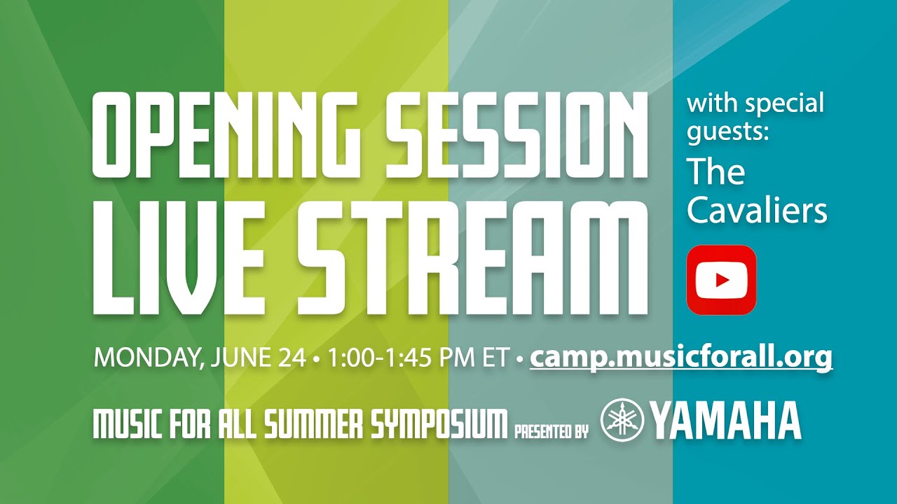 2024 Summer Symposium, presented by Yamaha Opening Session YouTube