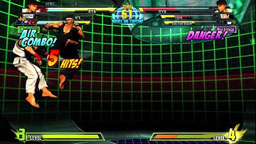 Marvel vs Capcom 3 Revin122 (Dante, Ryu, Sentinel) vs uracil_88 (Ryu, Tron, Doctor Doom)