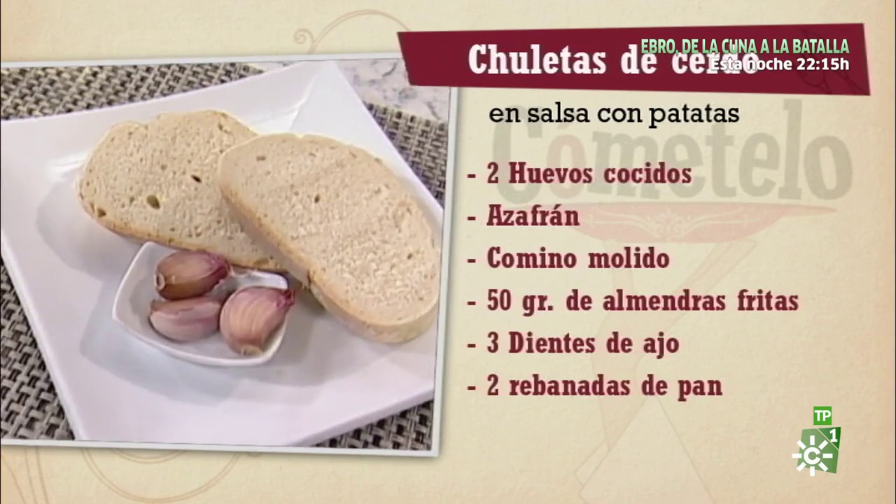 Cómetelo | Chuleta de cerdo en salsa con patatas