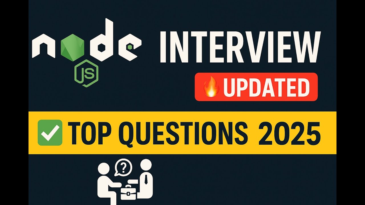 🔥 Node.js Mock Interview | Real Questions & Answers for Beginners & Experienced 