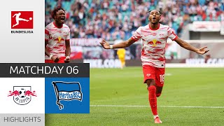 RB Leipzig - Hertha Berlin 6-0 | Highlights | Matchday 6 - Bundesliga 2021/22