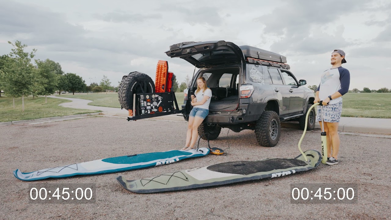 Using an Electric Pump to inflate your Paddle Board YouTube