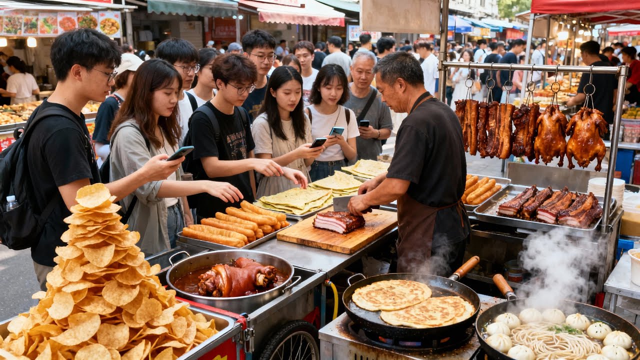 Chinese Street Food & Market Culture: A Unique Market Beside the Railway Tracks in Kunming