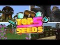 TOP 5 MINECRAFT SEEDS OF THE WEEK! (Pocket Edition, Xbox One, Switch, W10)