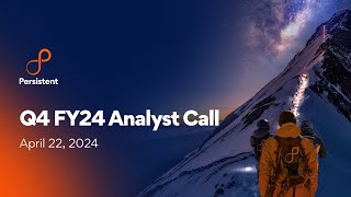 Q4 FY24 Earnings - Persistent Systems | Analyst Call