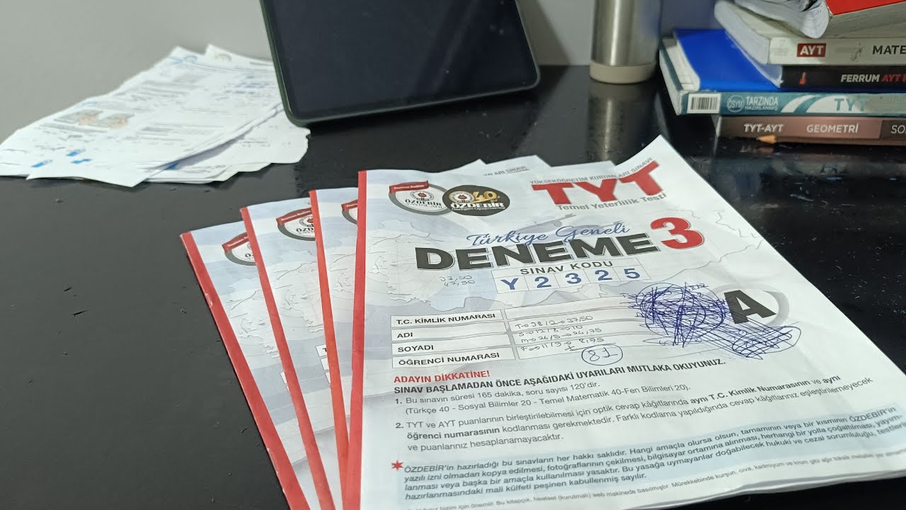 Özdebir tg 3 sonucum ve benim bıkılası yerimde sayış 