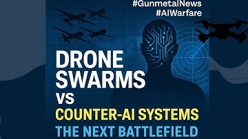 Drone Swarms vs Counter-AI Systems: The Next Battlefield