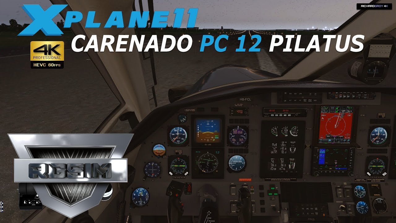 Carenado Pc 12 Pilatus X Plane 11 4k Youtube