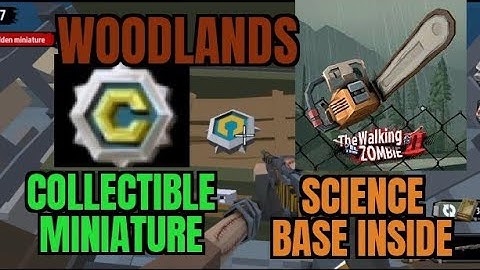 WOODLANDS - SCIENCE BASE INSIDE | COLLECTIBLE MINIATURE | THE WALKING ZOMBIE 2 | NEW UPDATE 2021