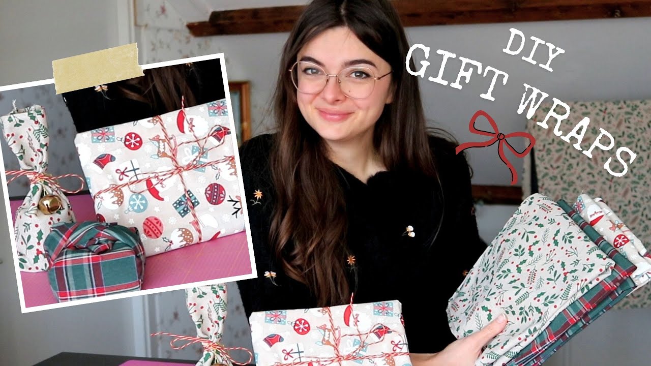 Шью многоразовые рождественские подарочные упаковки для своей семьи 🎄🎁