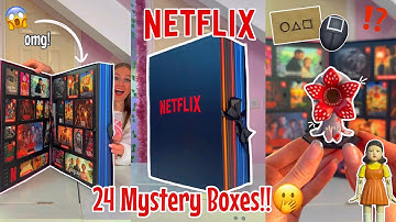 [ASMR] UNBOXING THE *WORLDS BIGGEST* MYSTERY NETFLIX ADVENT CALENDAR 2025!!😱🎬⁉️(24 MYSTERY BOXES!🫢🎁)