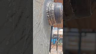 vertical Weldolet with SMAW weld