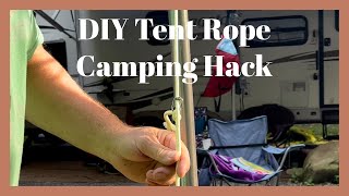 DIY Tie Down Rope For Tent or Canopy by The Furrminator 5,074 views 2 years ago 1 minute, 46 seconds