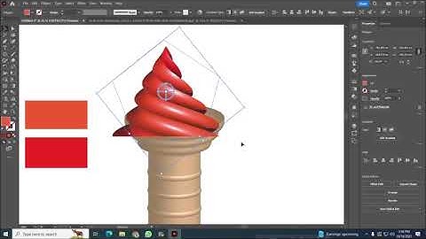 How to create 3D Ice Cream in Adobe Illustrator #how #art