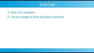 Session 6A - Python Input and Output - Programming Exercise