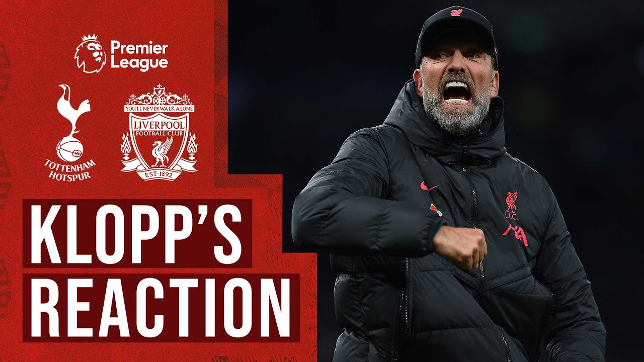 ⁣KLOPP'S REACTION: Tottenham 1-2 Liverpool | Reds boss on away league win