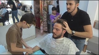 ASMR Turkish Barber Face, Head and Body Massage 297