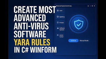 Part 6 - How to Code a Real Antivirus in C# WinForms + YARA Rules Scanner
