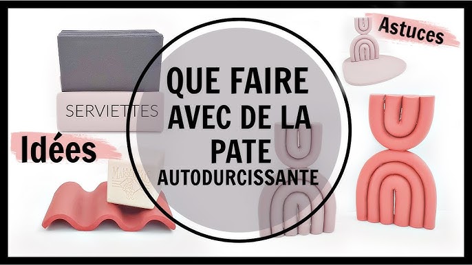 Comment créer des oeuvres sans four ? guide ultime de l'argile  auto-durcissante - ladamejeanne