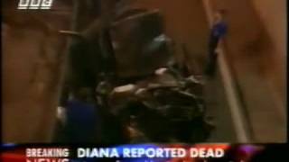 BBC coverage - Princess Diana car crash