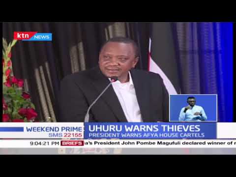 Uhuru Warns Thieves: