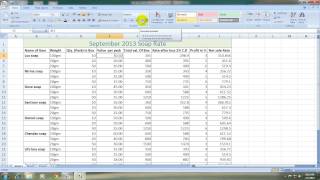 Ms excel 2007- Combine Formulas, Increase decrease Decimal, Highlight in Hindi