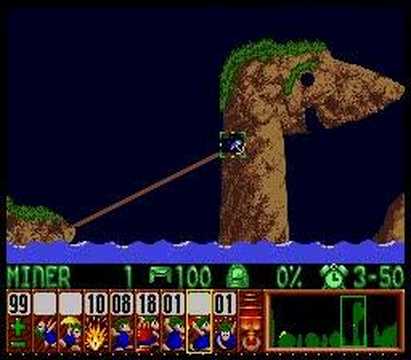 Lemmings - Taxing Level 14 Solution