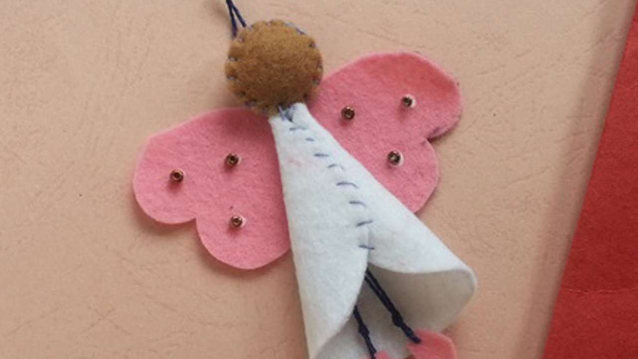 How To Make A Cute Felt Angle Ornament - DIY Crafts Tutorial ...