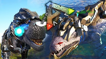 ARK: TEK Mosa Saddle & Rex TEK Saddle - ARK Survival Evolved SICKdistic Gameplay