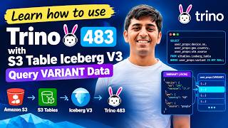 Guide for Beginners: Using Trino 483 with Apache Iceberg V3 (VARIANT) and Querying Data with Spark