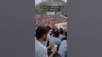 Shruti Haasan at E-Summit IIT Bombay #shorts #iit #iitbombay #shrutihaasan