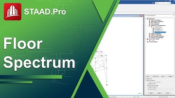 Performing a Floor Spectrum Analysis in STAAD.Pro