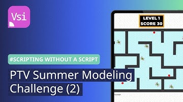 PTV Summer Modeling Challenge (2) | PTV Vissim  | #scriptingwithoutascript