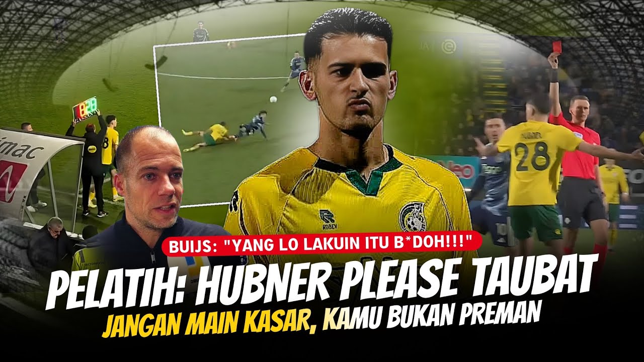 "BARU MASUK MALAH RED CARD" Ketegangan Justin Hubner vs AJAX hingga Buat Pelatih Marah - Marah