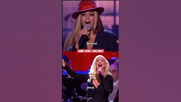 Thumbnail of Same Song Challenge #shorts #beyonce #christinaaguilera