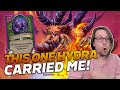 This ONE HYDRA Carried the Game for Me! | Hearthstone Battlegrounds | Savjz