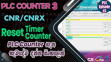 Reset Timer Counter | CNR | CNRX | Reset all Timers or Counters at the same time | PLC for Begin. 45