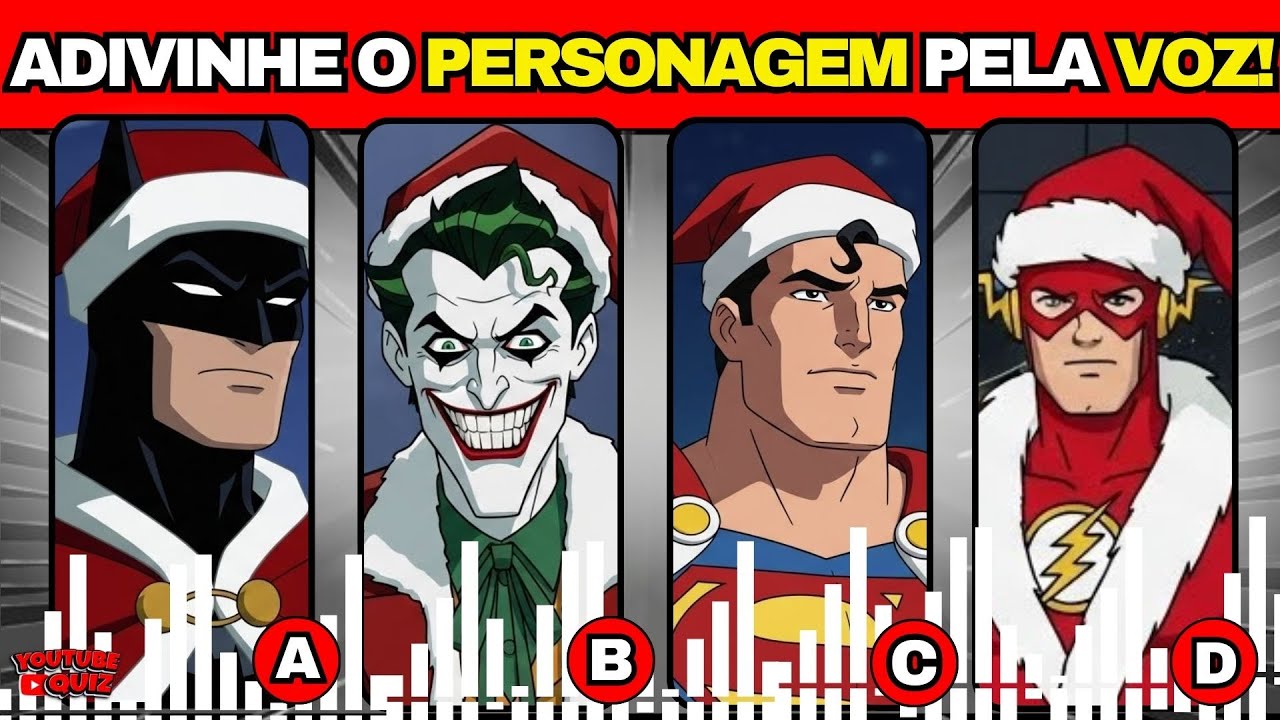 😱 QUIZ DC VIRAAL | Adivinhe SOMBRA, EMOJI, VOZ e MAIS! (99% FALHAM)  