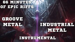 Cathedral of Synthetic Hell: 1 Hour of Industrial Groove Metal | Instrumental Album
