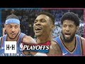 OKC Thunder BIG 3 Full Game 5 Highlights vs Jazz 2018 Playoffs - Westbrook, Paul George & Carmelo